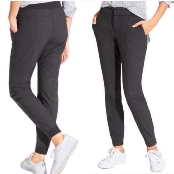 Athleta Pants - Athleta Gray Work It City Wool Jogger Pants
